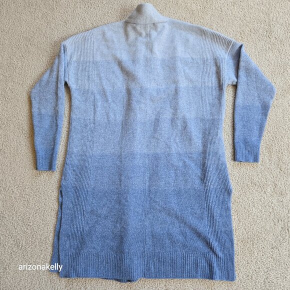 Athleta Spirit Wool Cashmere Ombre Wrap Duster Sweater Cardigan - Picture 14 of 15